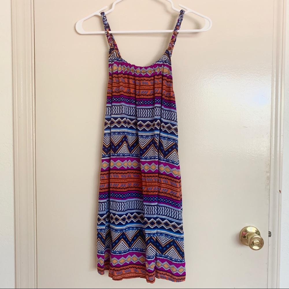Aztec Print Dress